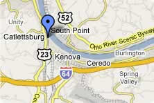 Greenup Location Map